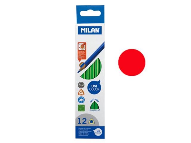Lápis finos de cor Milan - unidade