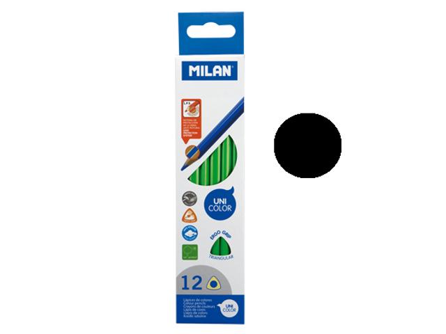 Lápis finos de cor Milan - unidade