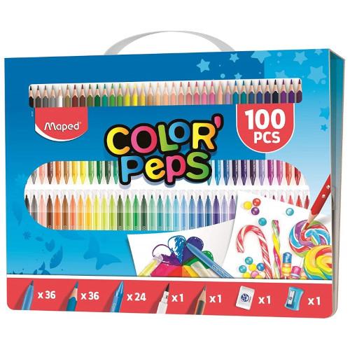 Caixa de Pintura Color Peps 100 Peças