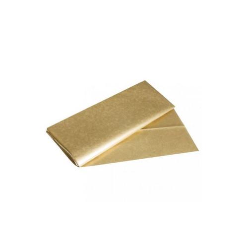 Papel de Seda Dourado 75x50cm - Rolo com 8 Folhas