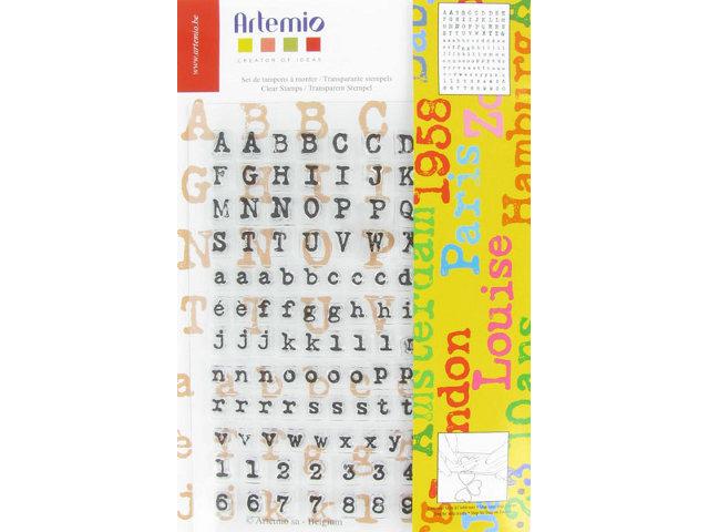 Carimbos de Silicone Art - Alfabeto e Números