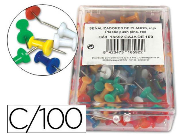 Picos sinalizadores em cx plástico - 100 unidades