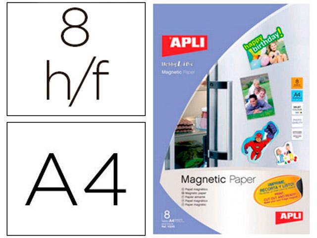 Papel Magnético para Impressão A4 - Pack 8 Folhas