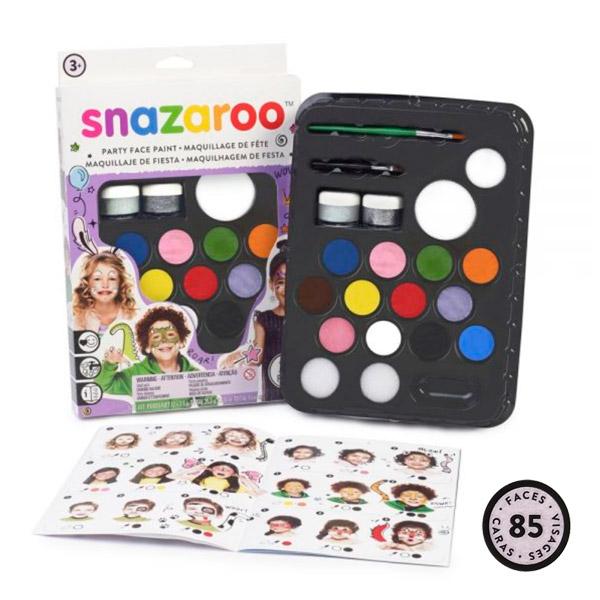 Snazaroo Kit de Maquilhagem Festas 21 Peças