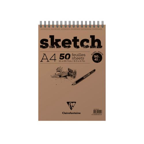 Clairefontaine Sketch - Bloco com 50 Folhas 90g