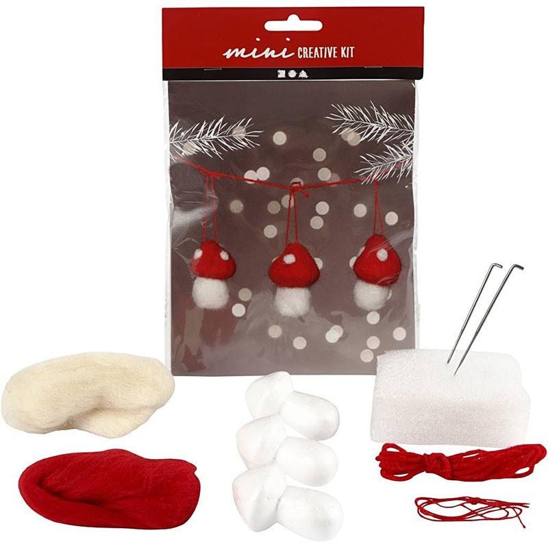 Kit de Ornamentos para Natal - Cogumelos