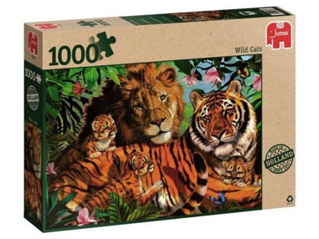 Puzzle 1000 Peças - Gatos Selvagens