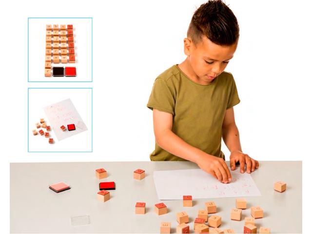 Toys For Life - Carimba a Letra ( Aprendo a carimbar e escrever as letras)