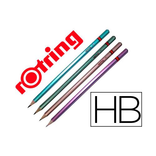 Rotring Lápis de Grafite Corpo Cores Metalizadas HB - Uni