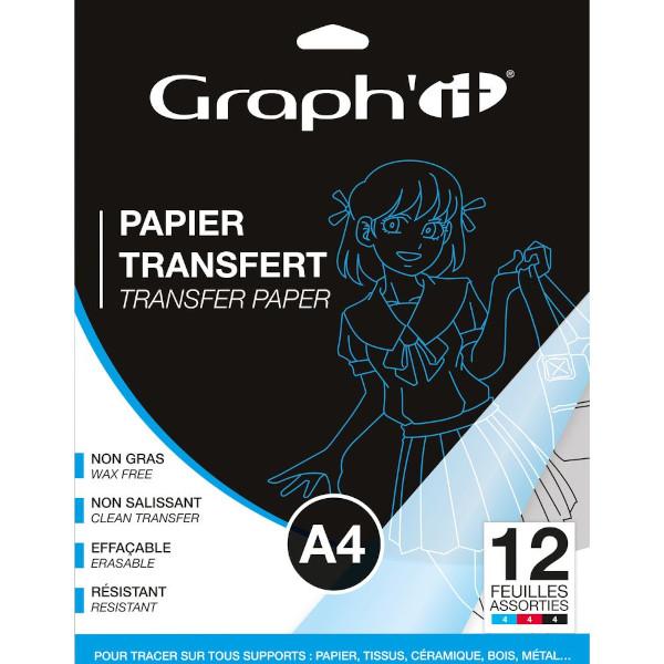 Papel Transfere - Pack 12 folhas A4