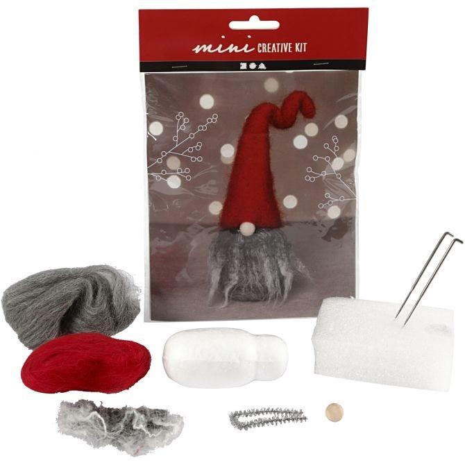 Kit de Ornamentos para Natal - Duende Vermelho
