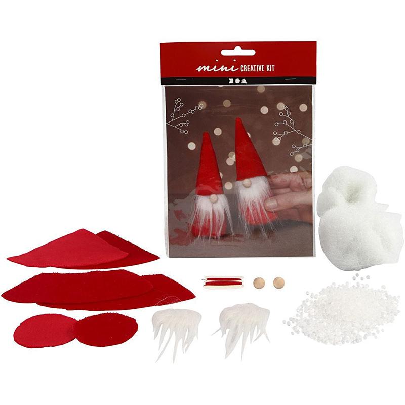 Kit de Ornamentos para Natal - Conj. 2 Duendes Vermelhos