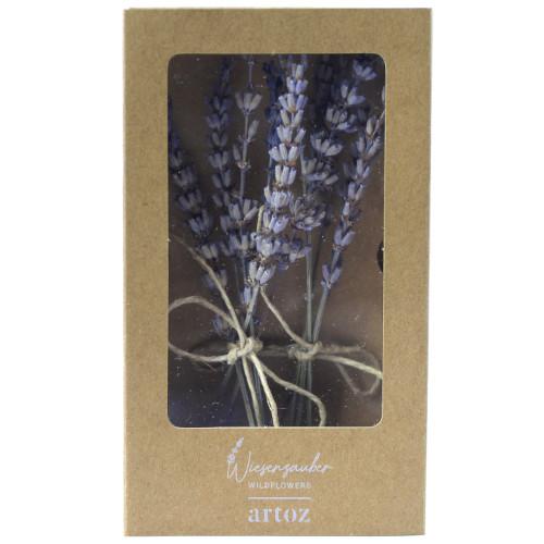 Artoz Flores Secas em Caixa Cartão Kraft - Lavanda