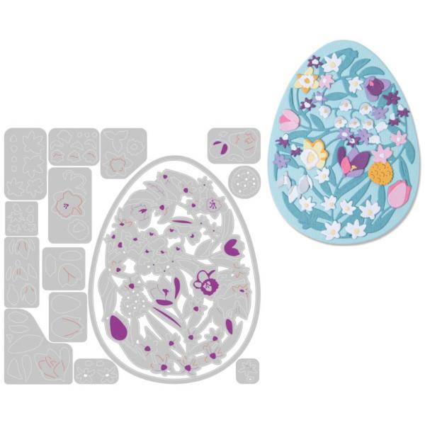 Cortantes Sizzix Thinilits - Ovo Floral