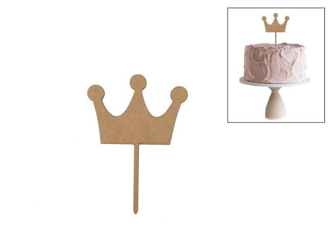 Coroa de Príncipe em MDF- 10cm