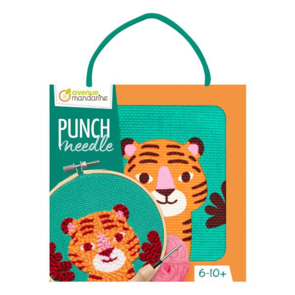 Mandarine Kit Punch Needle - Tigre