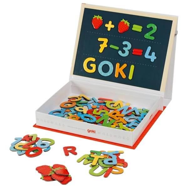 Caixa do Jogo Magnético Letras e Números