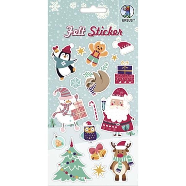 Stickers de Feltro com Motivos Natal