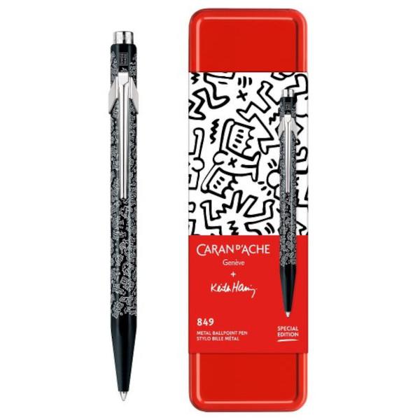 Caran d`Ache (Carandache) Esferográfica Keith Haring Preto