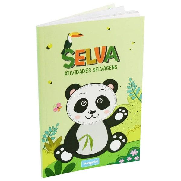 Livros com Atividades Colorir - Panda e Amigos