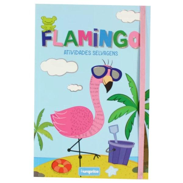 Livros com Atividades Colorir - Flamingo