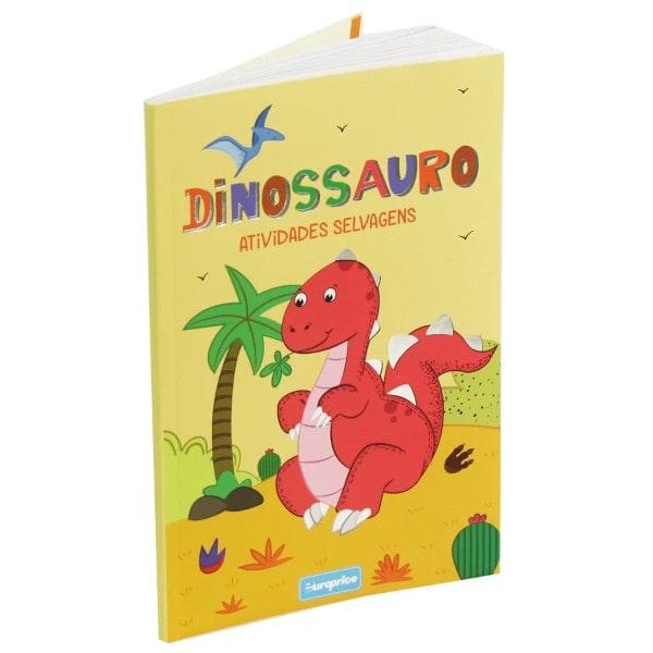 Livros com Atividades Colorir - Dinossauros