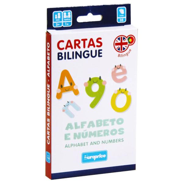 Cartas Bilingue - Alfabeto e Números