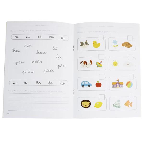 Caderno Branco 4 Anos Nível 1 - Aprender a Escrever