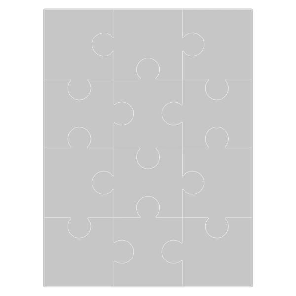Sizzix Thinlits - Puzzle (12 Cortantes)