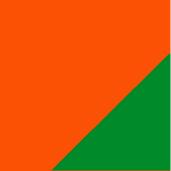(1433) - laranja/verde