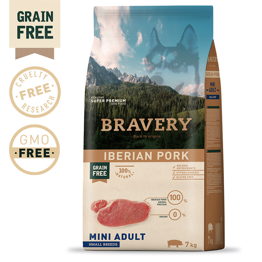 BRAVERY - IBERIAN PORK ADULT MINI-SMALL BREEDS (GRAIN FREE)