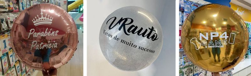 personalização de balões para marcas e eventos