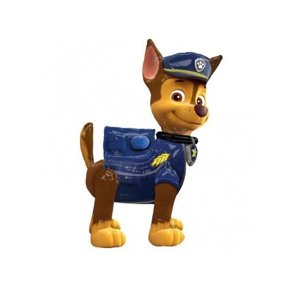 Vela 3D patrulha pata Chase dekora canina bolo aniversário