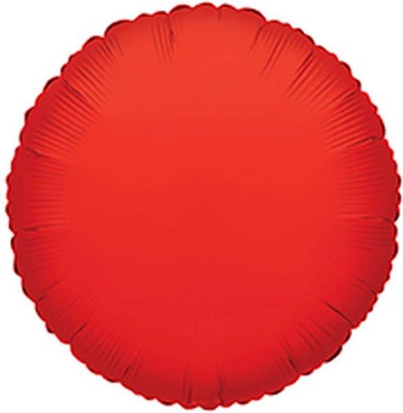 Balão Foil 18" Redondo - Vermelho Kaleidoscope