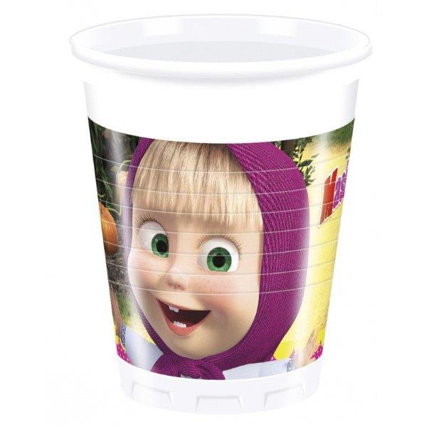 Masha and the Bear Cups Decorata Party