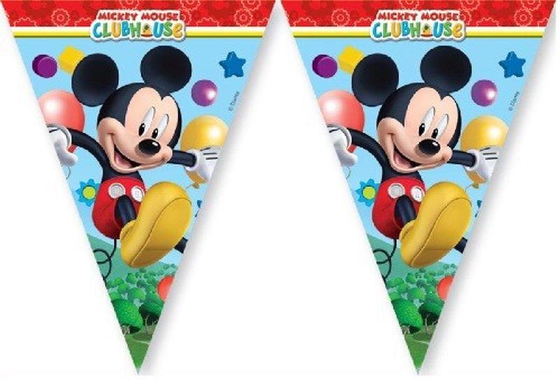 Grinalda Bandeiras Mickey Decorata Party