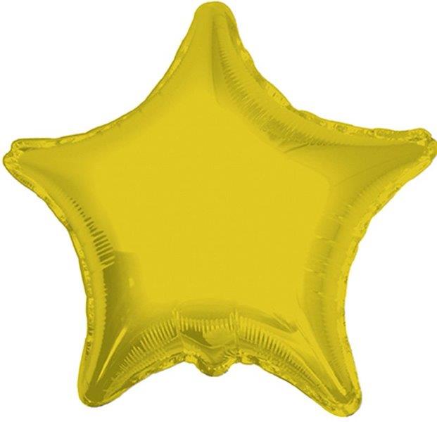 Balão Foil 18" Estrela - Ouro Kaleidoscope