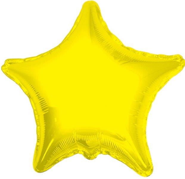 Balão Foil 18" Estrela - Amarelo Kaleidoscope