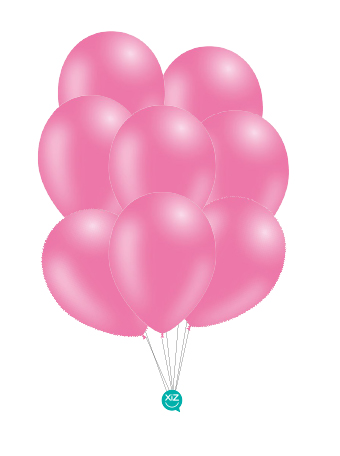 Saco de 50 Balões Pastel 30cm - Rosa