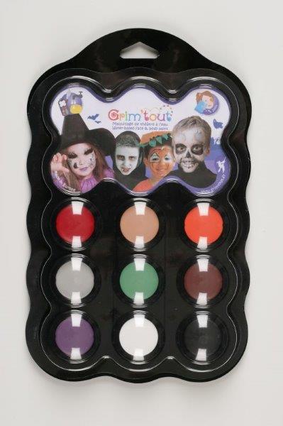 Paleta de Maquillaje 9 Colores - Halloween GrimTout