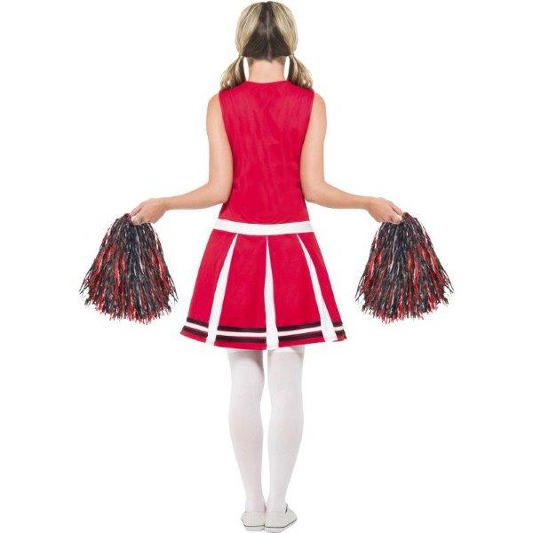 Fato Cheerleader Vermelho - Tamanho M