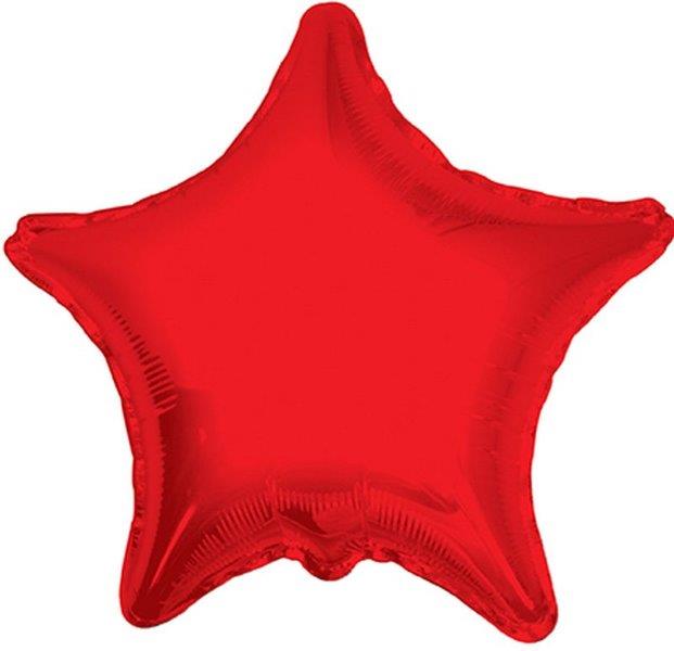 Balão Foil 18" Estrela - Vermelho Kaleidoscope