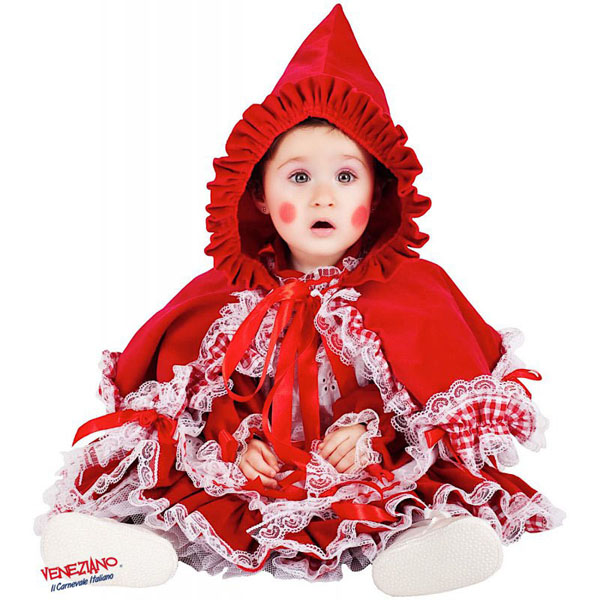 Fato de Carnaval Capuchinho Vermelho - 3 Anos