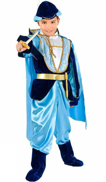 Disfraz de Carnaval Príncipe Azul - 4 años