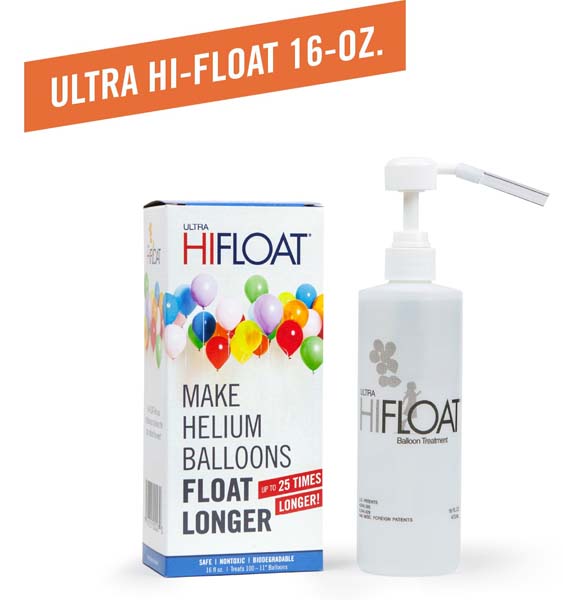 Botella de Hi-Float para Globos 16oz (473ml) + Dispensador