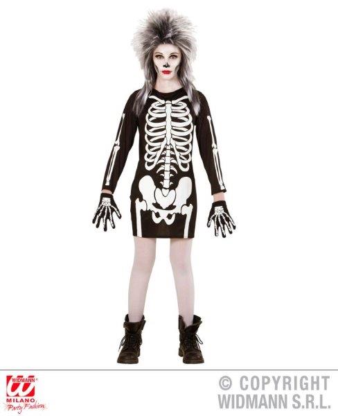 Disfraz Esqueleto Vestido - Talla 5-7