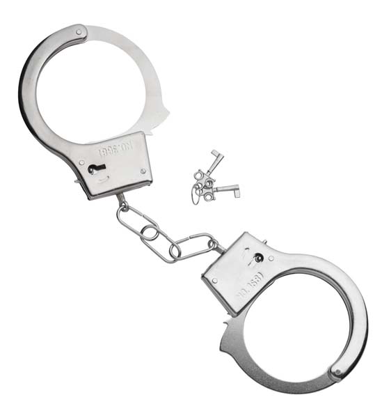 Metal Handcuffs with Key Widmann