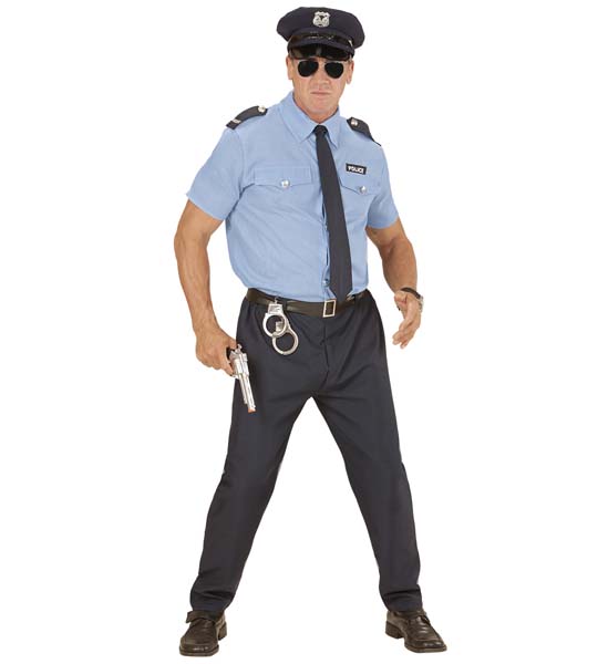 Fato Homem Polícia - Tamanho M