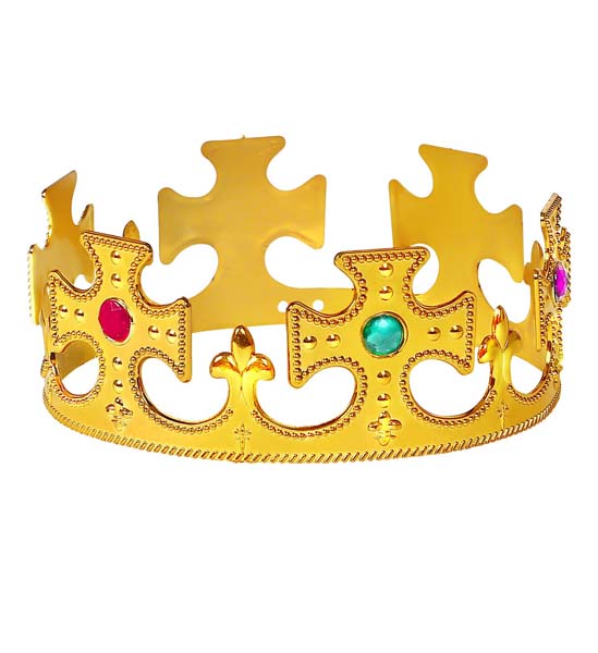 Coroa de Rei Inglês com Jóias