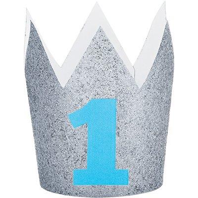 Mini Coroa 1º Aniversário - Azul